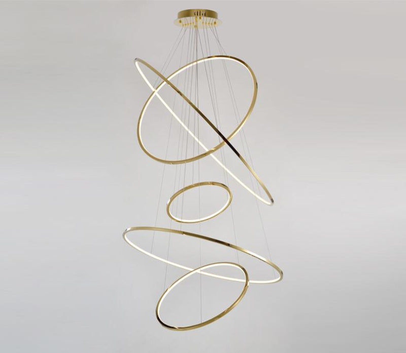 lixra Modern Luxurious Ring Shaped Splendacious Chandelier