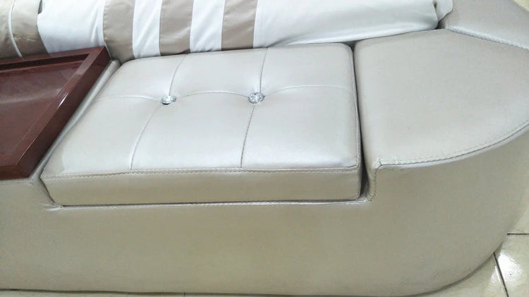 Lixra Modern Multifunctional Exquisite Design Leather Bed