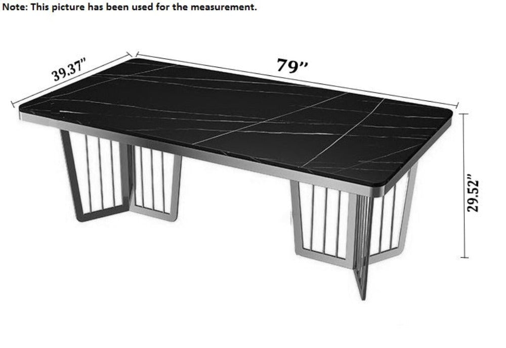 Lixra Multifunctional Designed Marble Dining Table Set