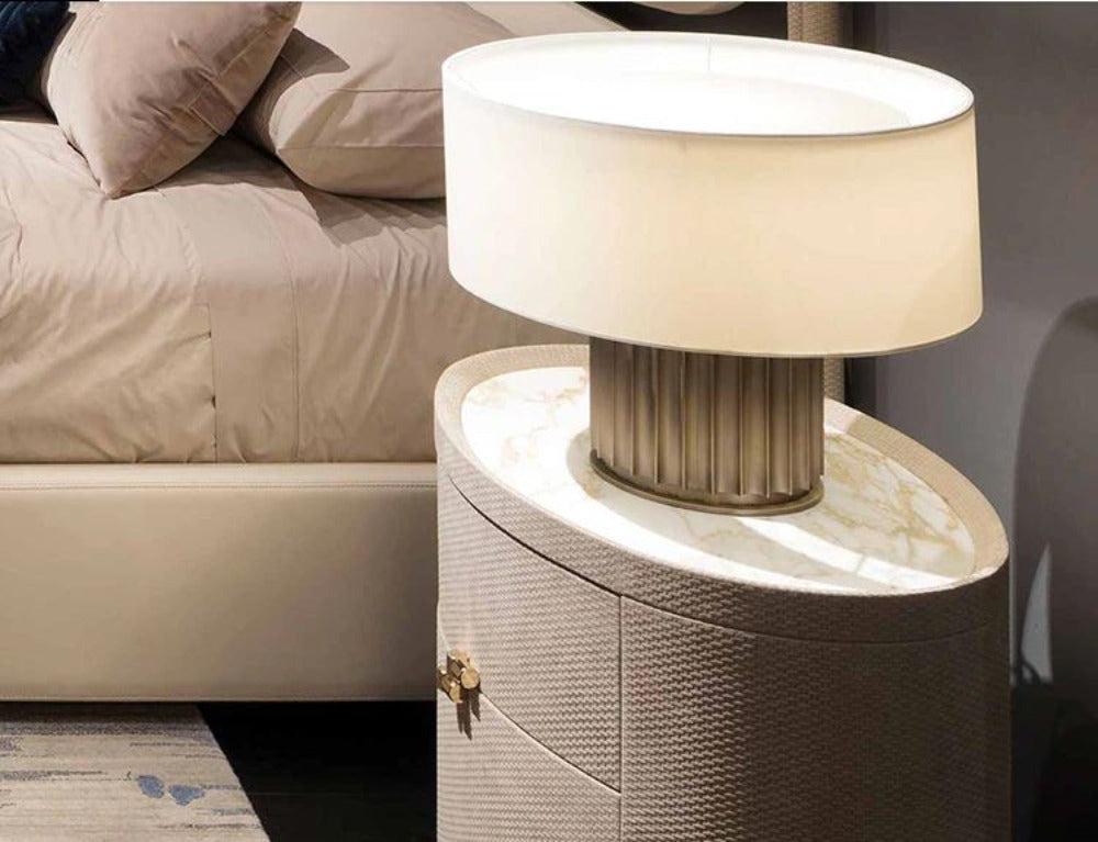 Lixra Set Of 2 Contemporary Designed Wooden Night Stand