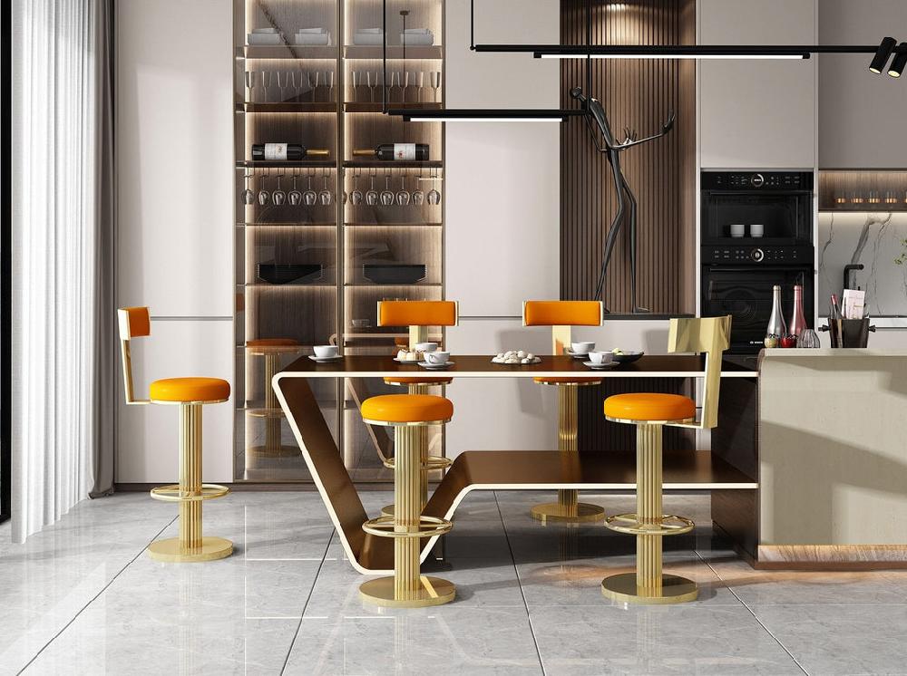 Lixra Set Of 3 Elegant Adjustable High Raised Chairs