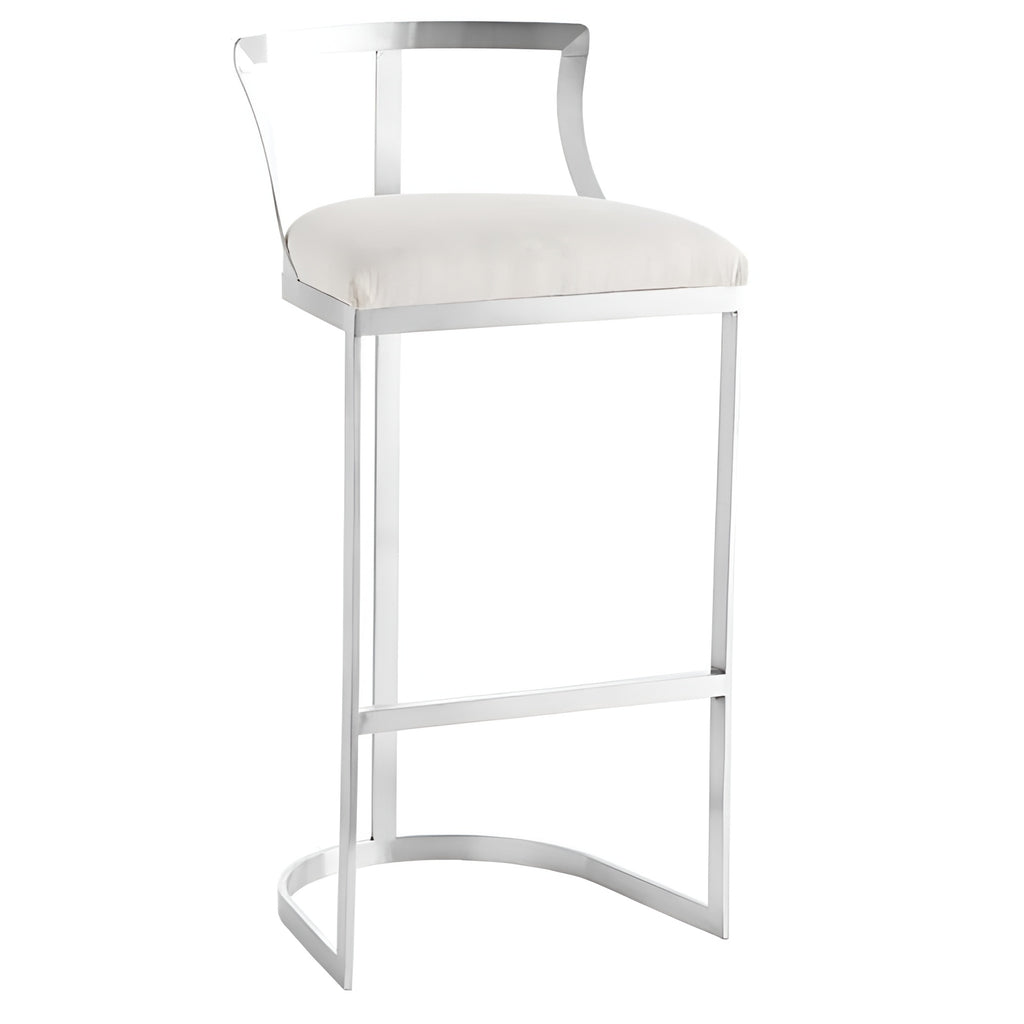 Lixra Set Of 3 Italian Style Metal Framed Raised Chairs