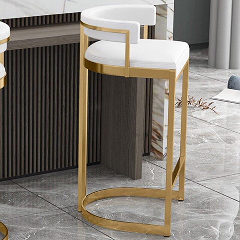 Lixra Set Of 3 Leather Resplendent High Raised Stool