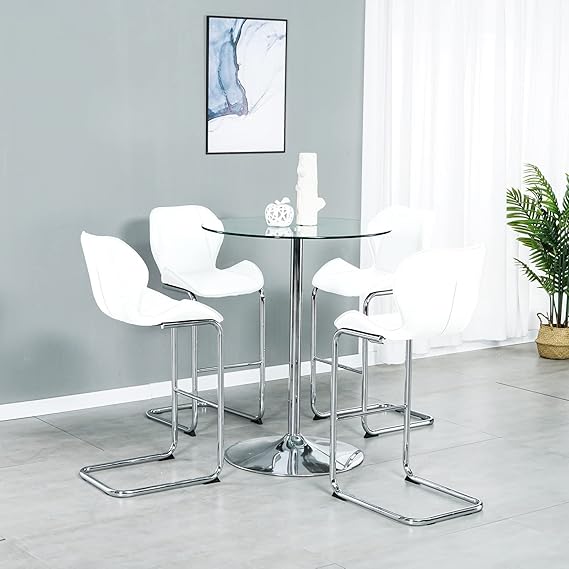 lixra Set Of 4 Modern Style Exquisite High-Raised Chair