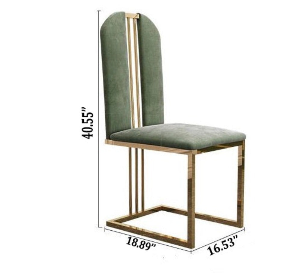 Lixra Set Of 6 Ultimate Comfort Velvet Dining Chairs
