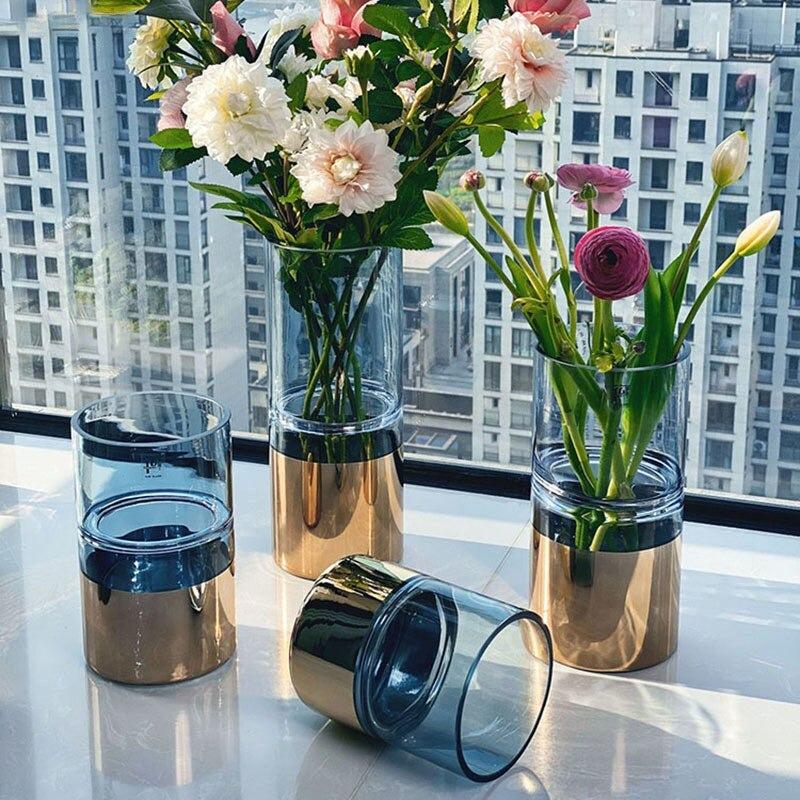 Lixra Transparent Hydroponic Innovative Flower Vase