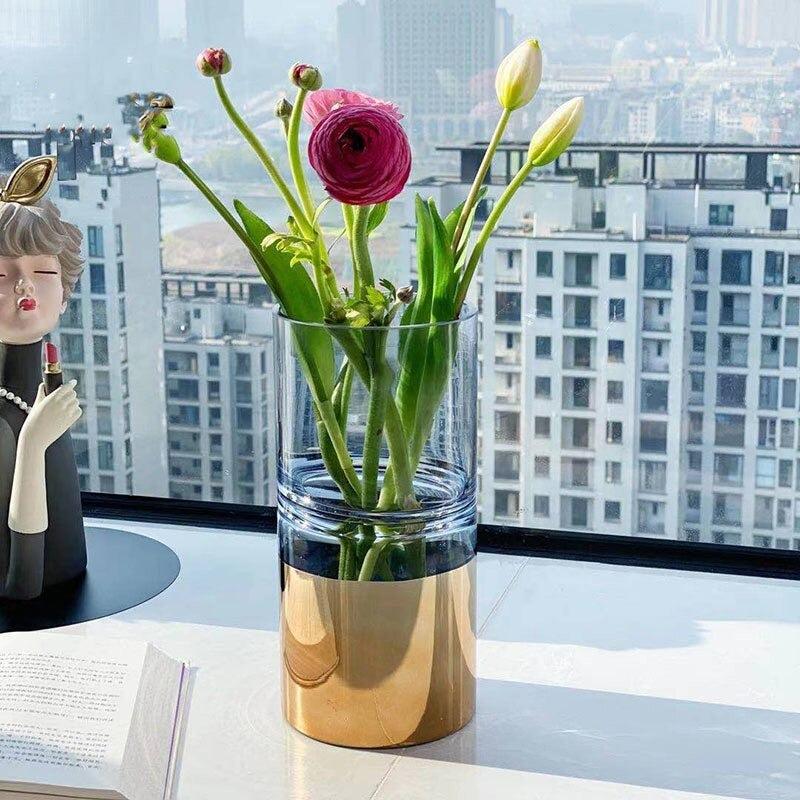 Lixra Transparent Hydroponic Innovative Flower Vase