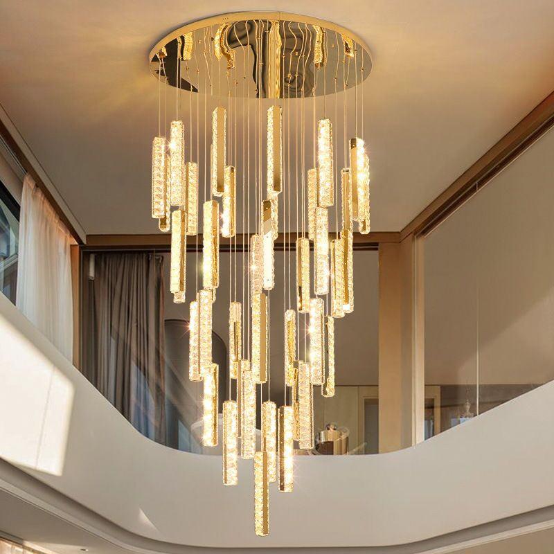 Lixra Ultra Modern Electroplated Crystal Chandelier