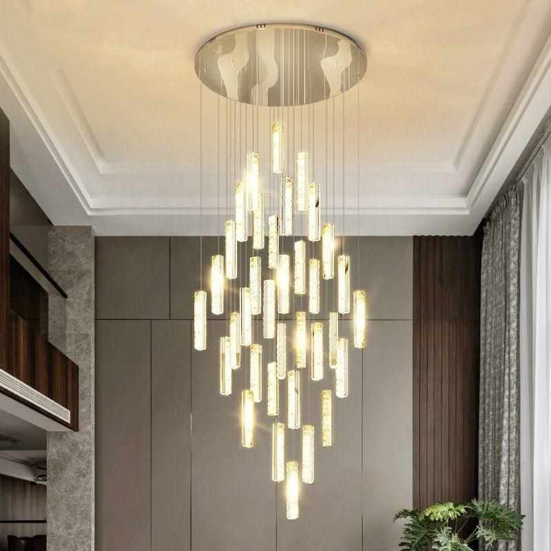 Lixra Ultra Modern Electroplated Crystal Chandelier