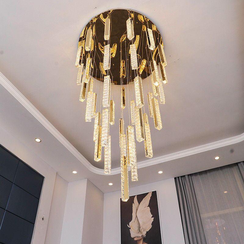 Lixra Ultra Modern Electroplated Crystal Chandelier