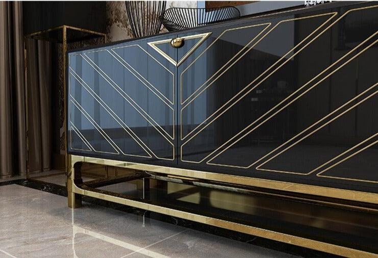 Lixra Ultra Modern Wooden TV Cabinet With Coffee Table