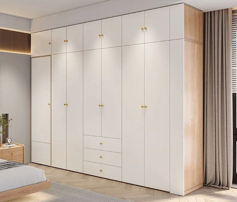 Lixra Versatile Wooden Wardrobe With Functional Storage