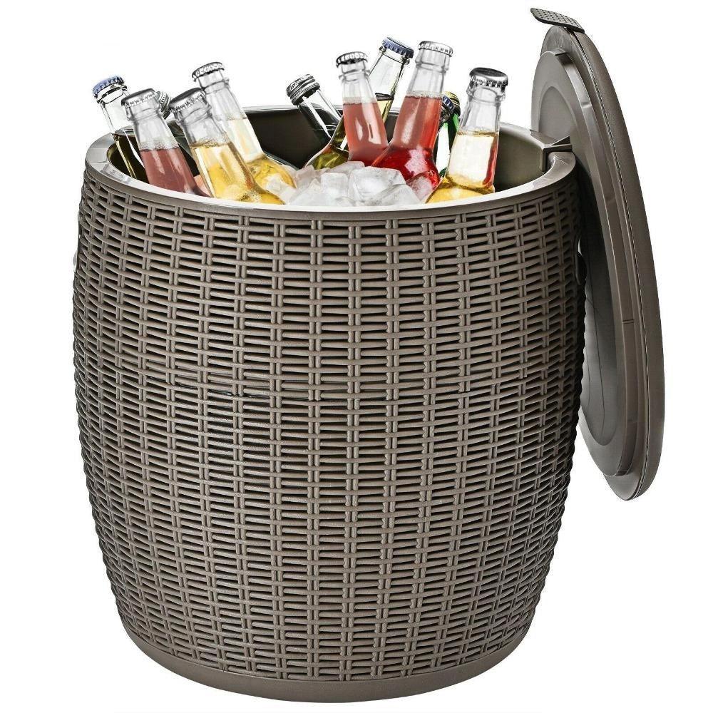 Lixra Wade Logan Bentonite Drinks Storage With 4-In-1 Designed Side Table