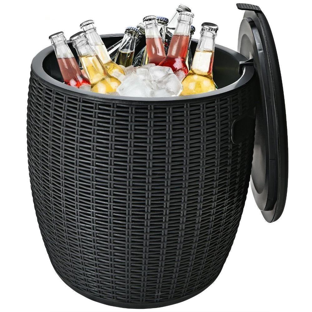 Lixra Wade Logan Bentonite Drinks Storage With 4-In-1 Designed Side Table