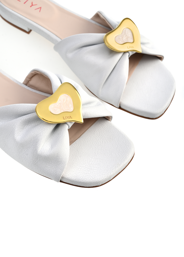 Liya AMELIE BLANCO SLIPPERS