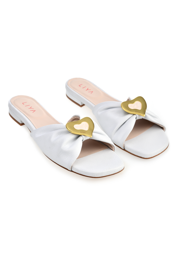 liya AMELIE BLANCO SLIPPERS