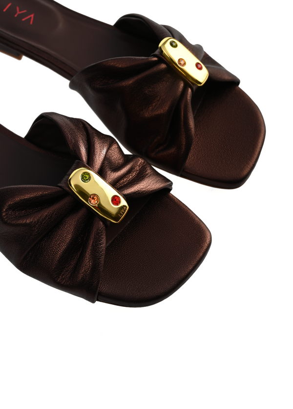 Liya AMELIE COFFEE SLIPPERS