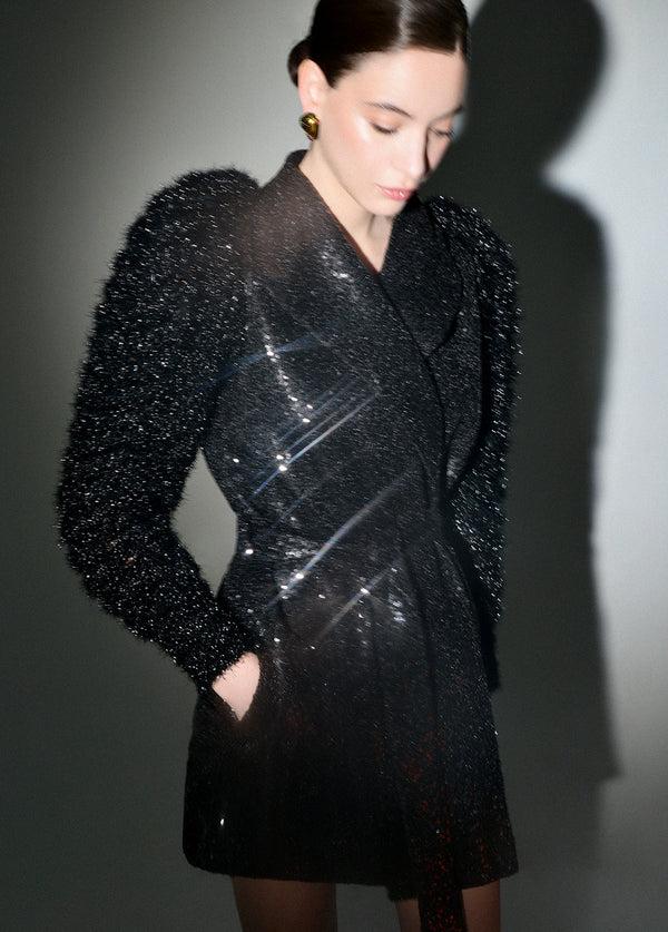 liya ANNA KNITTED SLEEVES JACKET