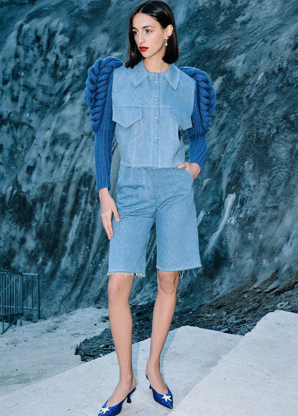 Liya AQUA DENIM JACKET