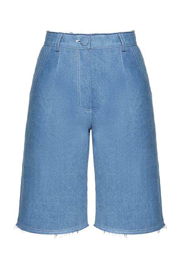 Liya AQUA DENIM SHORTS