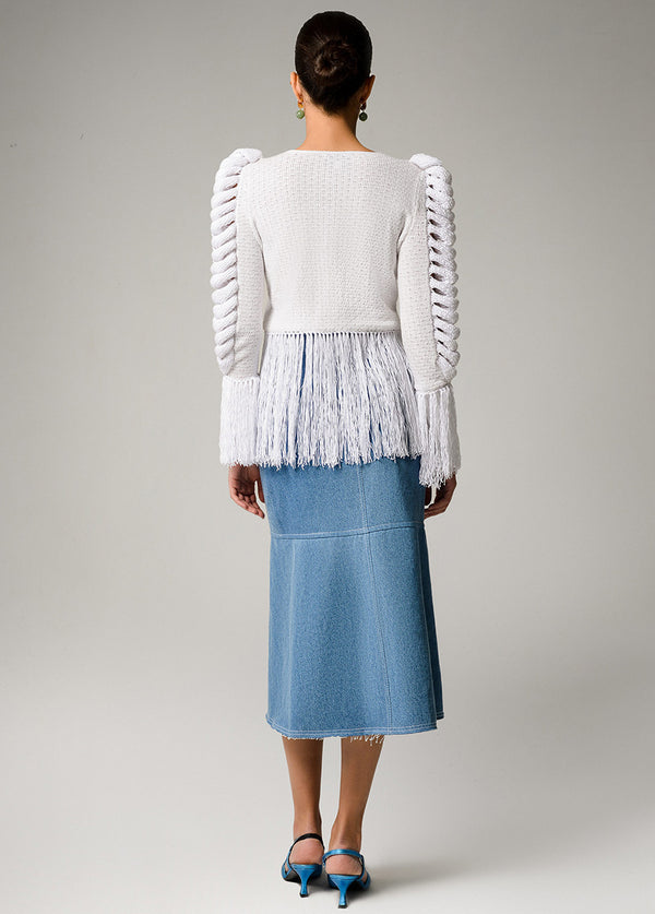 Liya AQUA DENIM SKIRT