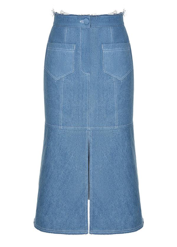 Liya AQUA DENIM SKIRT