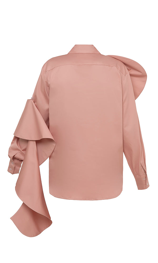 Liya ASYMMETRIC FLOUNCE SHIRT