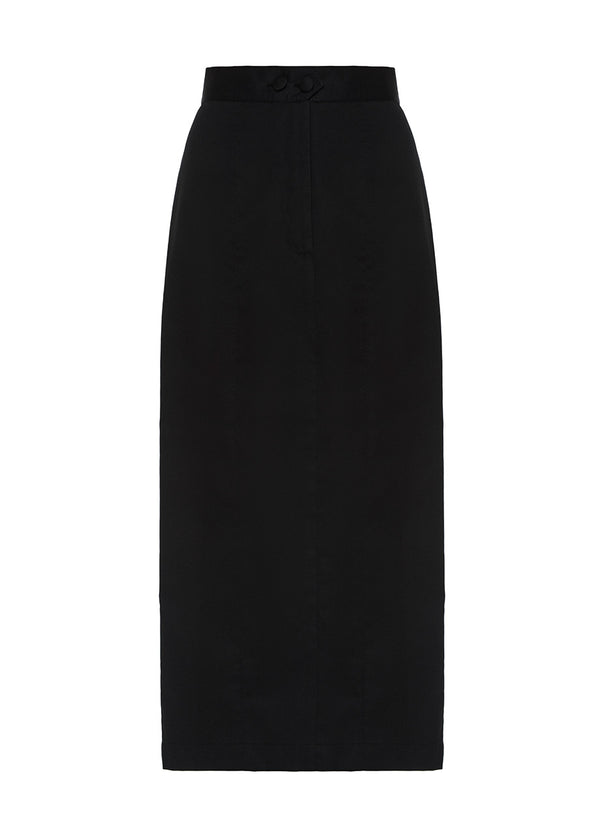 liya BASIC COTTON PENCIL SKIRT