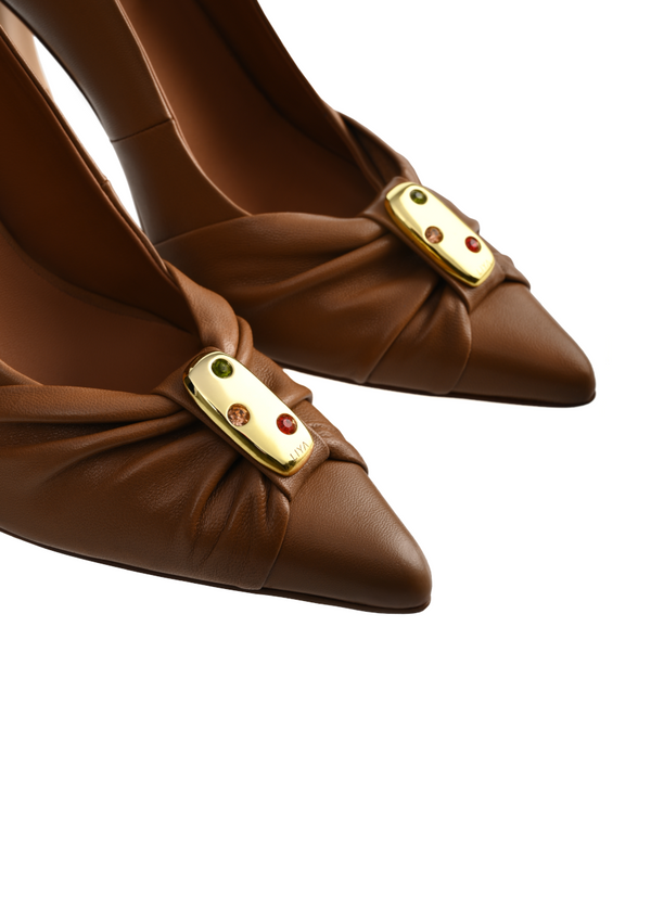 Liya BETTY BROWN PUMPS