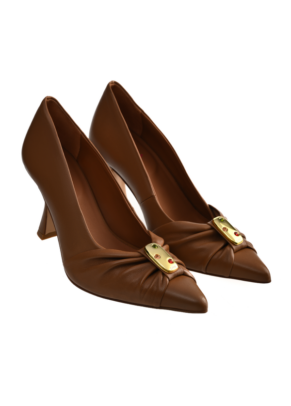 liya BETTY BROWN PUMPS