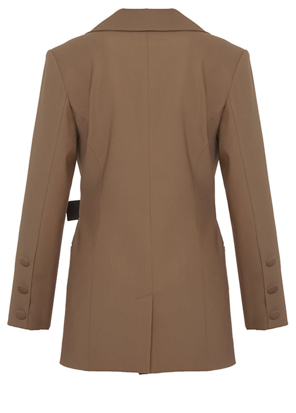 Liya BLAZER WITH ATTACHED BELT