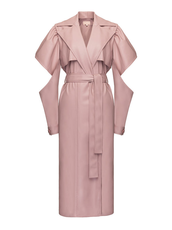 Liya BLUSH LONG TRENCH