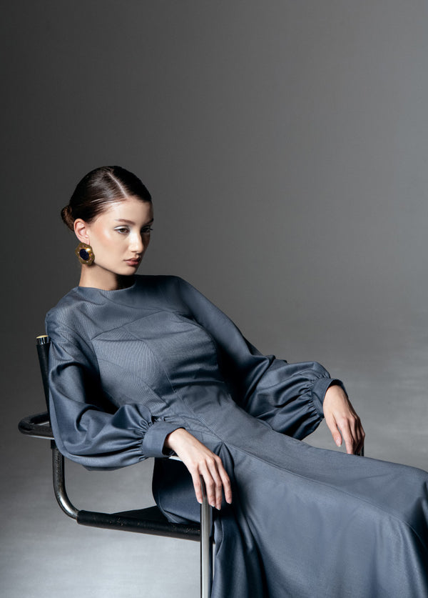 Liya CHARCOAL MIDI DRESS