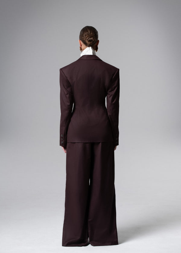 Liya DARK BROWN BLAZER