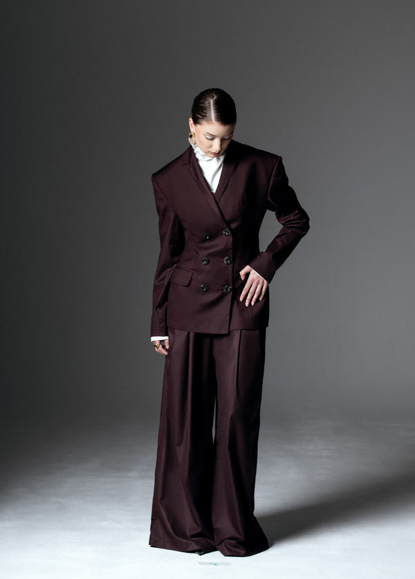 Liya DARK BROWN BLAZER