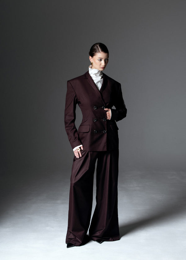 Liya DARK BROWN BLAZER