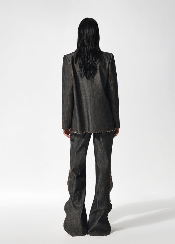 Liya DENIM PANTS WITH WAVES