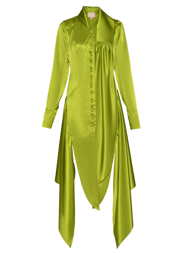 Liya DRESS WITH ATTACHED SCARF