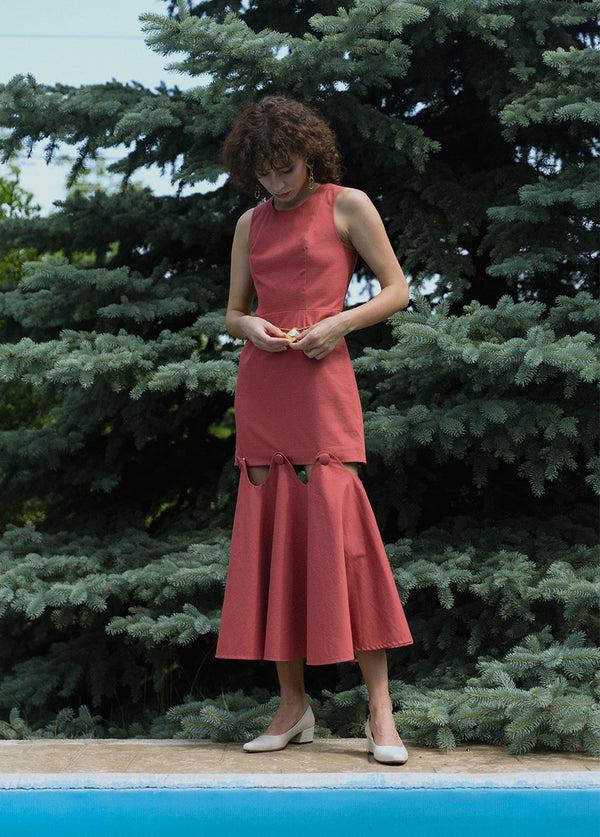 Liya DRESS WITH REMOVABLE DETAILS