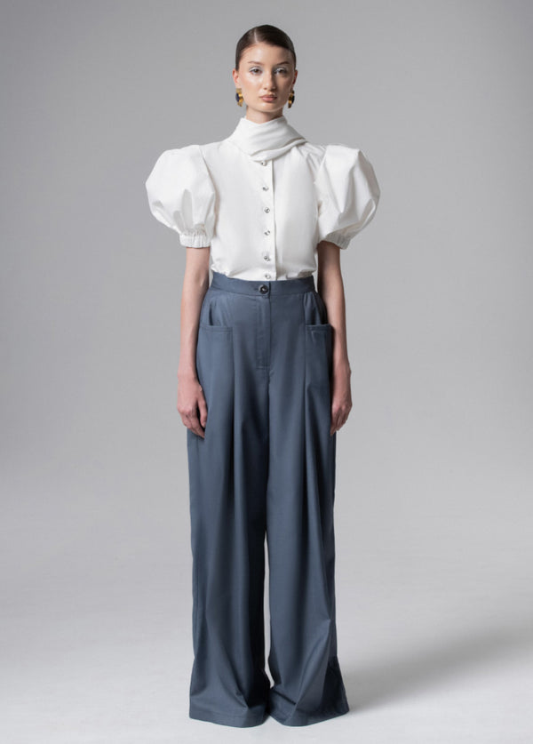 liya FLUID WIDE-LEG PANTS