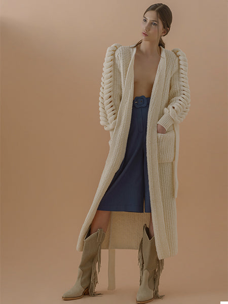 Liya HAND KNITTED COAT