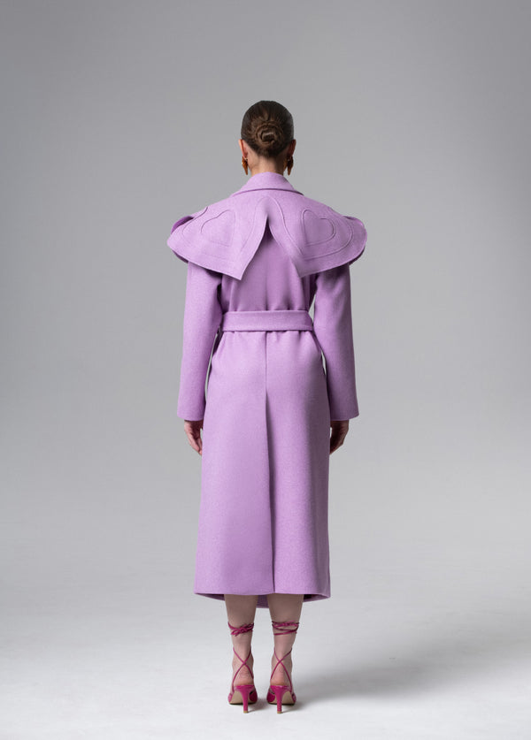 Liya HEART COLLAR COAT