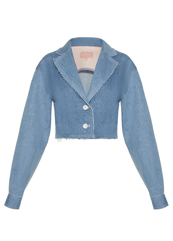 Liya HEARTS DENIM BLAZER