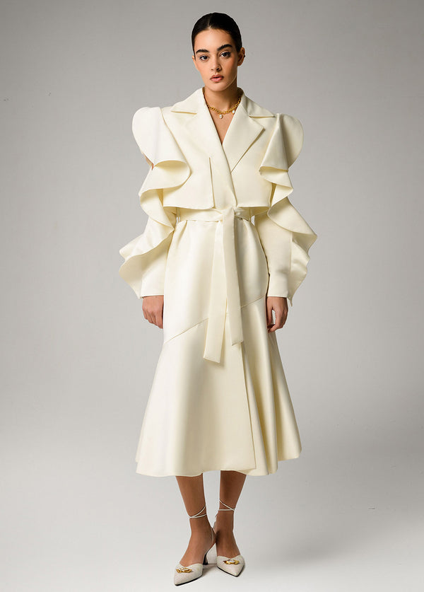 liya IVORY TRENCH