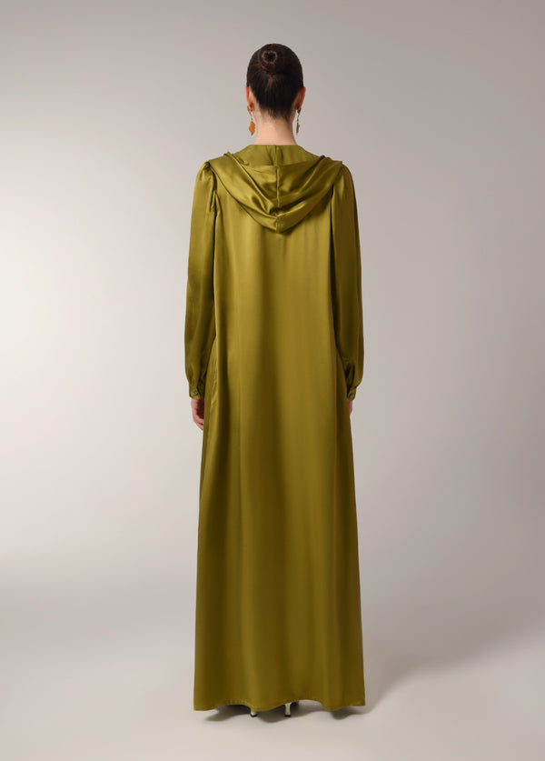 Liya KHAKI HOODY DRESS