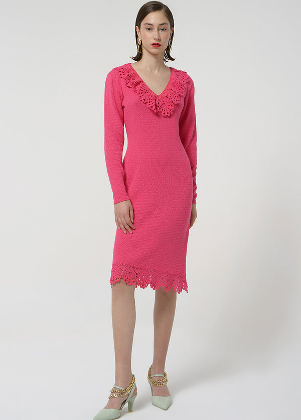 Liya KNITTED PETALS DRESS