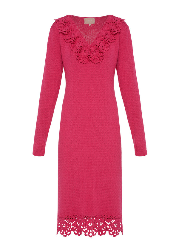 liya KNITTED PETALS DRESS