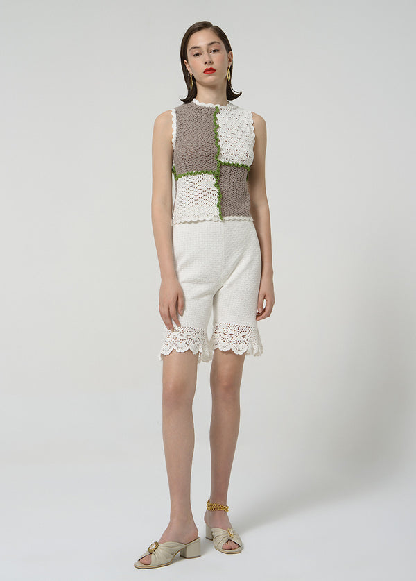 Liya KNITTED PETALS SHORTS