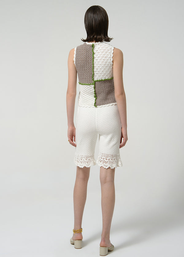 Liya KNITTED PETALS SHORTS