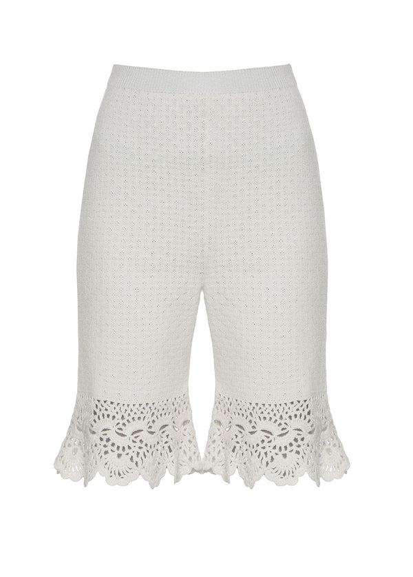 liya KNITTED PETALS SHORTS